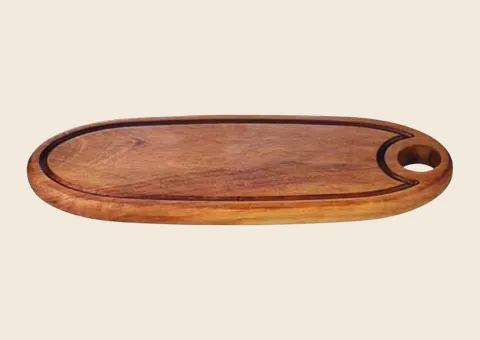 Oval Kanallı Pide Tahtası